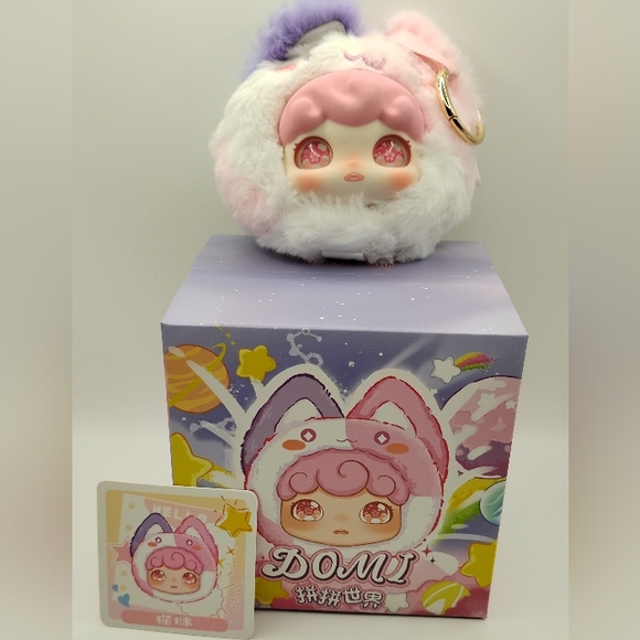 POP MART Accessories - Domi PinPin World Plush Keychain Pouch